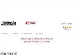 Sites similar to peninsulaoverheaddoors.com