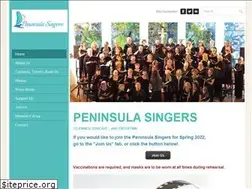 Sites similar to peninsulasingerssandiego.org