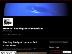 Sites similar to penningtonplanetarium.wordpress.com