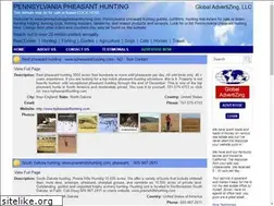 Sites similar to pennsylvaniapheasanthunting.com