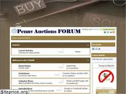 Sites similar to pennyauctionsforum.com