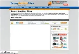 Sites similar to pennyauctionsites.com