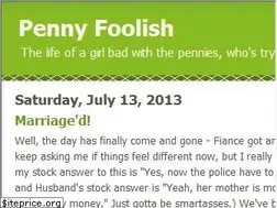 Sites similar to pennyfoolish.blogspot.com