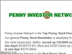 Sites similar to pennyinvestornetwork.com