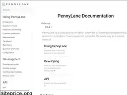 Sites similar to pennylane.readthedocs.io