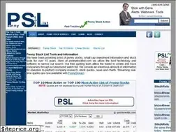 Sites similar to pennystocklist.com