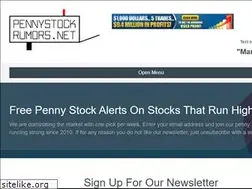 Sites similar to pennystockrumors.net