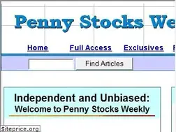 Sites similar to pennystocksweekly.com