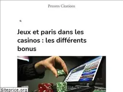 Sites similar to pensees-citations.com