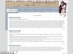 Sites similar to penseesdepascal.fr
