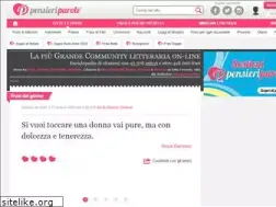Sites similar to pensieriparole.it