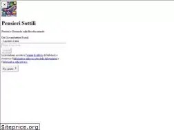Sites similar to pensierisottili.com