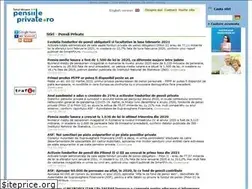 Sites similar to pensiileprivate.ro