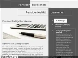 Sites similar to pensioenleeftijdberekenen.nl