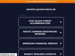Sites similar to pension-gruene-tanne.de