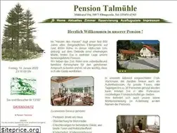 Sites similar to pension-talmuehle.de