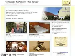 Sites similar to pension-zursauna.de