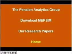 Sites similar to pensionanalytics.org