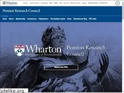 Sites similar to pensionresearchcouncil.org