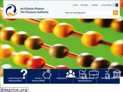 Sites similar to pensionsauthority.ie