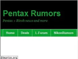 Sites similar to pentaxrumors.com