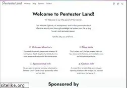 Sites similar to pentester.land