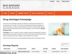 Sites similar to penuriesdemedicaments.ca
