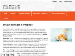 Sites similar to penuriesdemedicamentscanada.ca