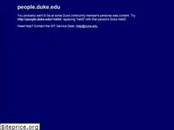 Sites similar to people.duke.edu