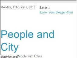 Sites similar to peopleandcity.com