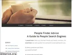 Sites similar to peoplefinderadvice.com