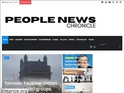 Sites similar to peoplenewschronicle.com