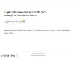 Sites similar to peoplepowerco.zendesk.com