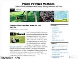 Sites similar to peoplepoweredmachines.wordpress.com