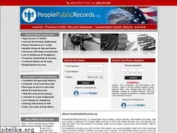 Sites similar to peoplepublicrecords.org