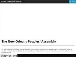 Sites similar to peoplesassemblyneworleans.org