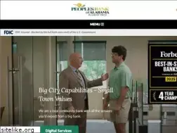 Sites similar to peoplesbankal.com