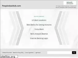Sites similar to peoplesbanksb.com