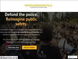 Sites similar to peoplesbudgetla.com