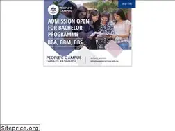 Sites similar to peoplescampus.edu.np