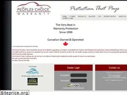 Sites similar to peopleschoicewarranty.com