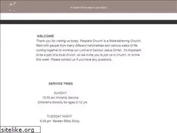 Sites similar to peopleschurchedmonton.com