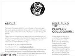 Sites similar to peoplescolloquium.org