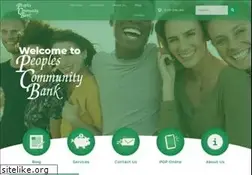 Sites similar to peoplescommunitybank.com