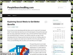 Sites similar to peoplesearchesblog.com