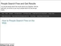 Sites similar to peoplesearchfreeresults.com