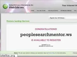 Sites similar to peoplesearchmentor.ws