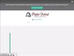 Sites similar to peoplesfederalsandl.com