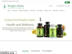 Sites similar to peoplesherbs.com