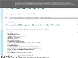 Sites similar to peoplesoft-search.blogspot.com